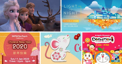 5 Things to do and Places to go with Kids this weekend in Singapore (6th - 12th Jan 2020)