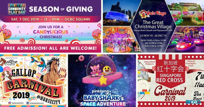 5 Things to do and Places to go with Kids this weekend in Singapore (2nd - 8th Dec 2019)