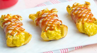 Bacon-Wrapped Egg Toasties