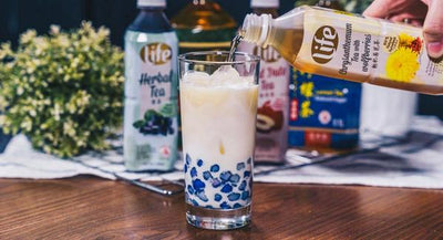 Chrysanthemum Milk Tea with Chestnut Pearl