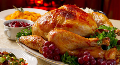Roast Turkey with Cranberry Sauce
