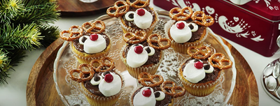 Rudolph Butter Cupcakes