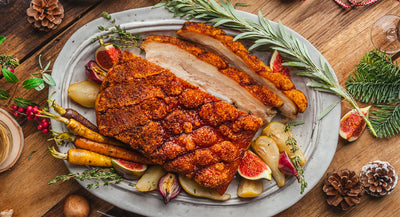 Crackling Pork Roast with Fennel & Pear