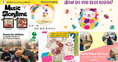 5 Things to do and Places to go with Kids this weekend in Singapore (20th - 26th Apr 2020)