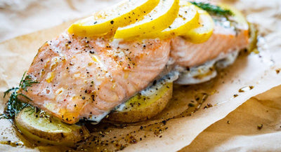 Garlic Lemon Butter Salmon