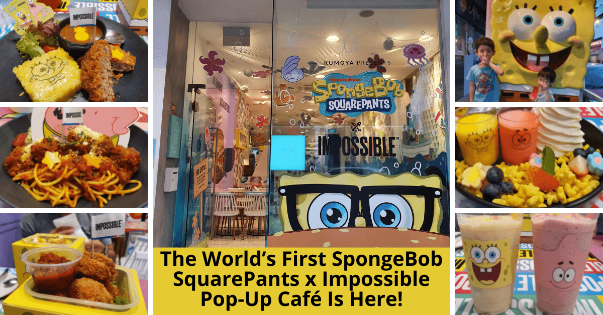 Kumoya Presents SpongeBob SquarePants x Impossible Pop-Up Café – BYKidO