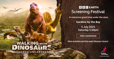 Roar, Stomp, and Explore: A Prehistoric Family Day Out at Gardens by The Bay with BBC Earth Screening Festival!