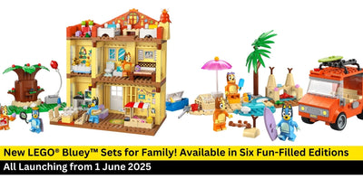 Bring the Magic of Bluey Home: Exciting New LEGO® Bluey™ Sets for Family!