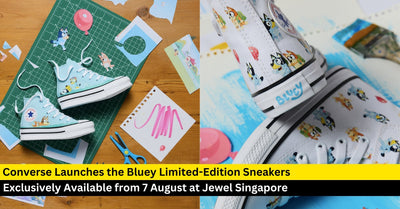 Converse Launches Limited-Edition Bluey Sneakers Exclusively at Jewel Singapore