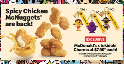 Grab These Limited-Edition Collectibles and Spicy Treats of McDonald’s x tokidoki Collab