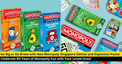Go Big or Go Broke: Celebrate 90 Years of Monopoly Fun with New Singapore Edition and Expansion Packs!