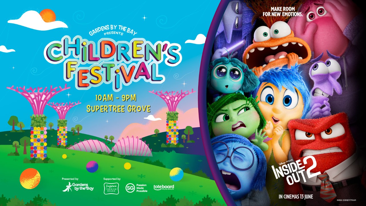 Children's Festival Back at Gardens by the Bay with Disney and Pixar's Inside Out 2