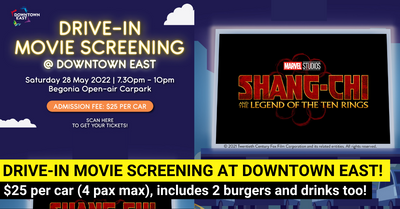 Drive-In Movie Screening @ Downtown East, Shang-Chi and The Legend of The Ten Rings