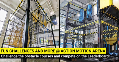 Action Motion Arena at HomeTeamNS Bedok Reservoir - A Gamified Challenge for Families and Friends