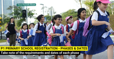 P1 Primary School Registration 2025 - Phases & Dates