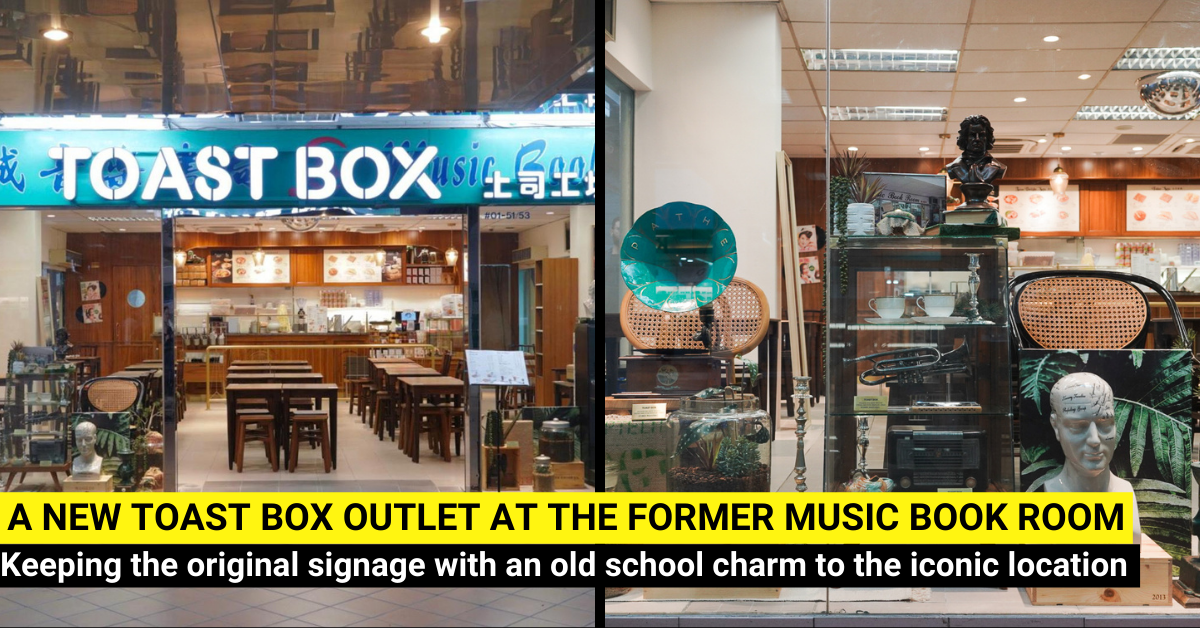 Former Music Book Room given new lease of life with music-themed Toast Box outlet