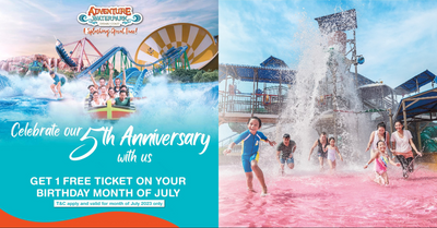 Desaru Coast Adventure Waterpark is Giving Free Tickets To July Babies!