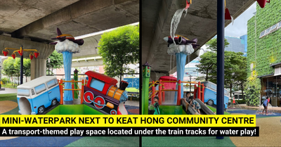 Transport-Themed Water Play at the Choa Chu Kang Mini-Waterpark