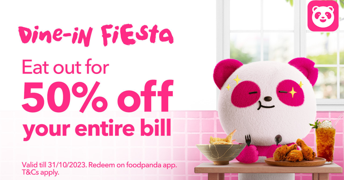 Feast on savings of 50% with foodpanda’s ‘Dine-in Fiesta’ this October