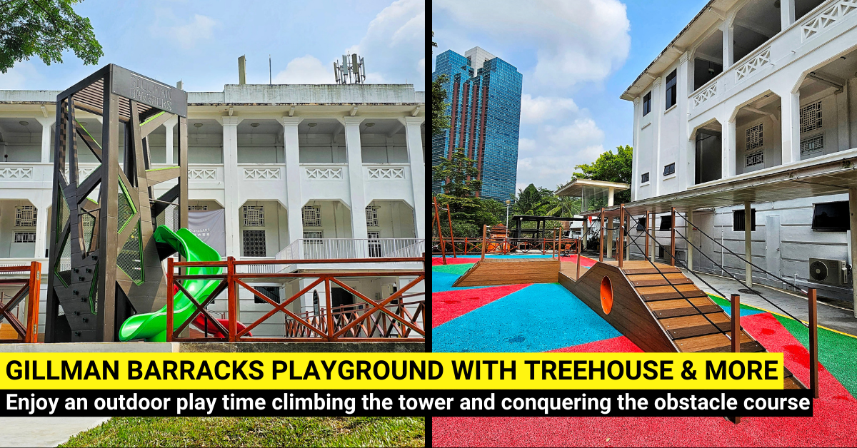 Gillman Barrack's Playground - Treehouse and Obstacle Course