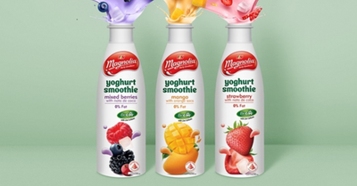 F&N MAGNOLIA Presents the Yoghurt Smoothie with Chewy Fruit Bits