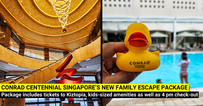 Review: Conrad Centennial Singapore's New Family Escape Package for a City Getaway!