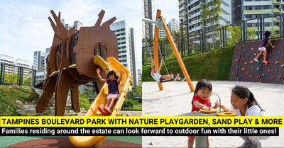 Tampines Boulevard Park – A Perfect Spot for Family Fun with a Nature Playgarden, Sand Play, Cycling Track and More