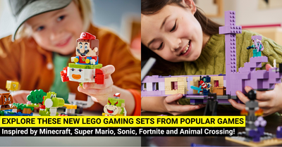 Build and Explore these New LEGO Gaming Sets from Popular Games like Super Mario, Minecraft, Fortnite and More!