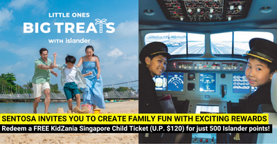 Redeem Exciting Family Rewards From KidZania Singapore, Nestopia, DinoVenture and More as Sentosa Islander Members