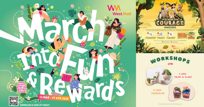 School Holiday Fun & Rewards at West Mall!