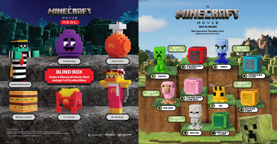McDonald’s Exclusive Minecraft Blind Box Collectibles and Happy Meal Toys!