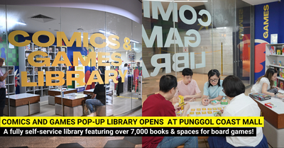 A New Comics and Games Library Pops Up at Punggol Coast Mall!