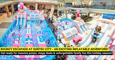 Bouncy Escapade at Suntec City this June School Holidays 2025