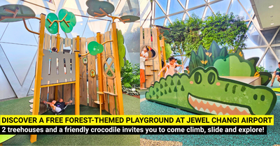 Jewel Changi Airport West Playground: Jungle-themed Free Fun for Little Explorers!