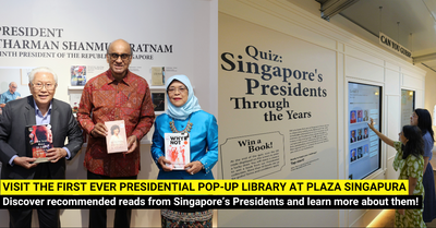 Presidential Pop-up Library - Discover Reads Recommended by Singapore Presidents