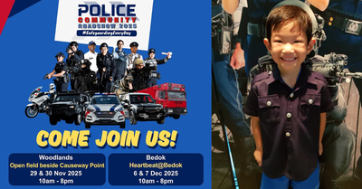 Police Community Roadshow 2025 - Free, Fun, and Educational Family Fun with the Singapore Police Force!