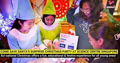 The Elves Need You! Join the Sci-sational Christmas Mission at Science Centre Singapore This December