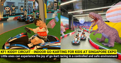 KF1 Kiddy Circuit - Mini Race Circuit for Kids to Race at Singapore EXPO