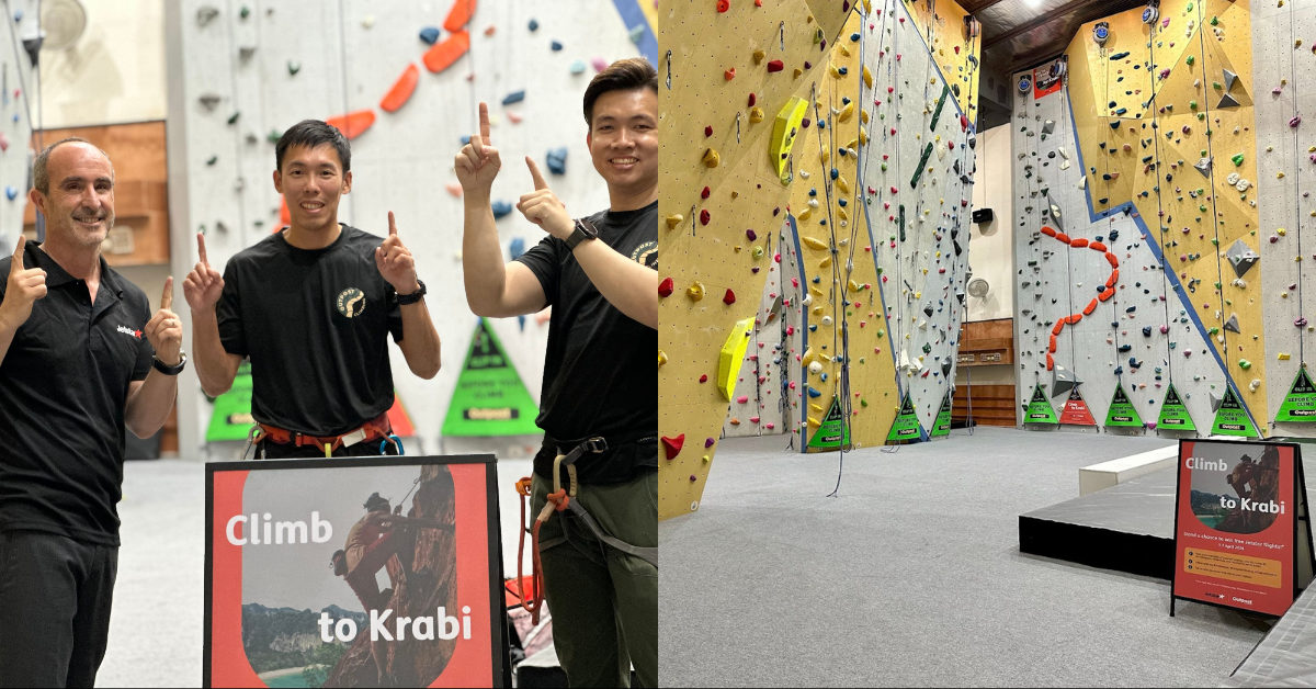 Win A Jetstar Asia Flight at Outpost Climbing's Krabi-inspired Climbing Routes