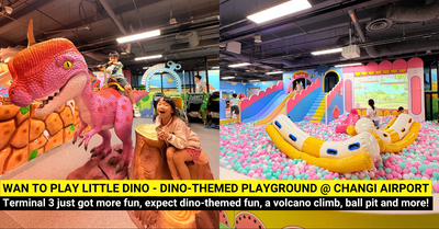 WAN TO PLAY LITTLE DINO Playground at Changi Airport T3 - Roar-some Family Fun Awaits!
