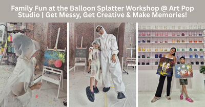 Balloon Splatter Workshop at Art Pop Studio: A Fun & Unique Art Experience for All Ages