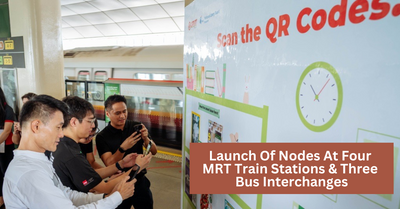 Nodes, A Collection Of NLB E-Resources Set To Launch At Various MRT Train Station Platforms And Bus Interchanges