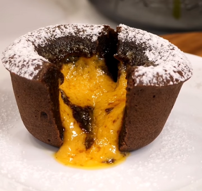 Salted Egg Yolk Lava Cake