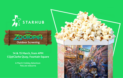 A Free Movie Adventure at CQ @ Clarke Quay this March School Holidays!