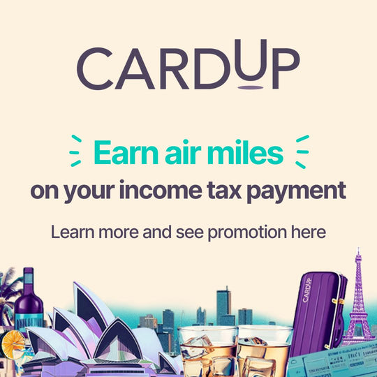 Pay Your Income Tax with Your Credit Card and Earn Air Miles or Points.