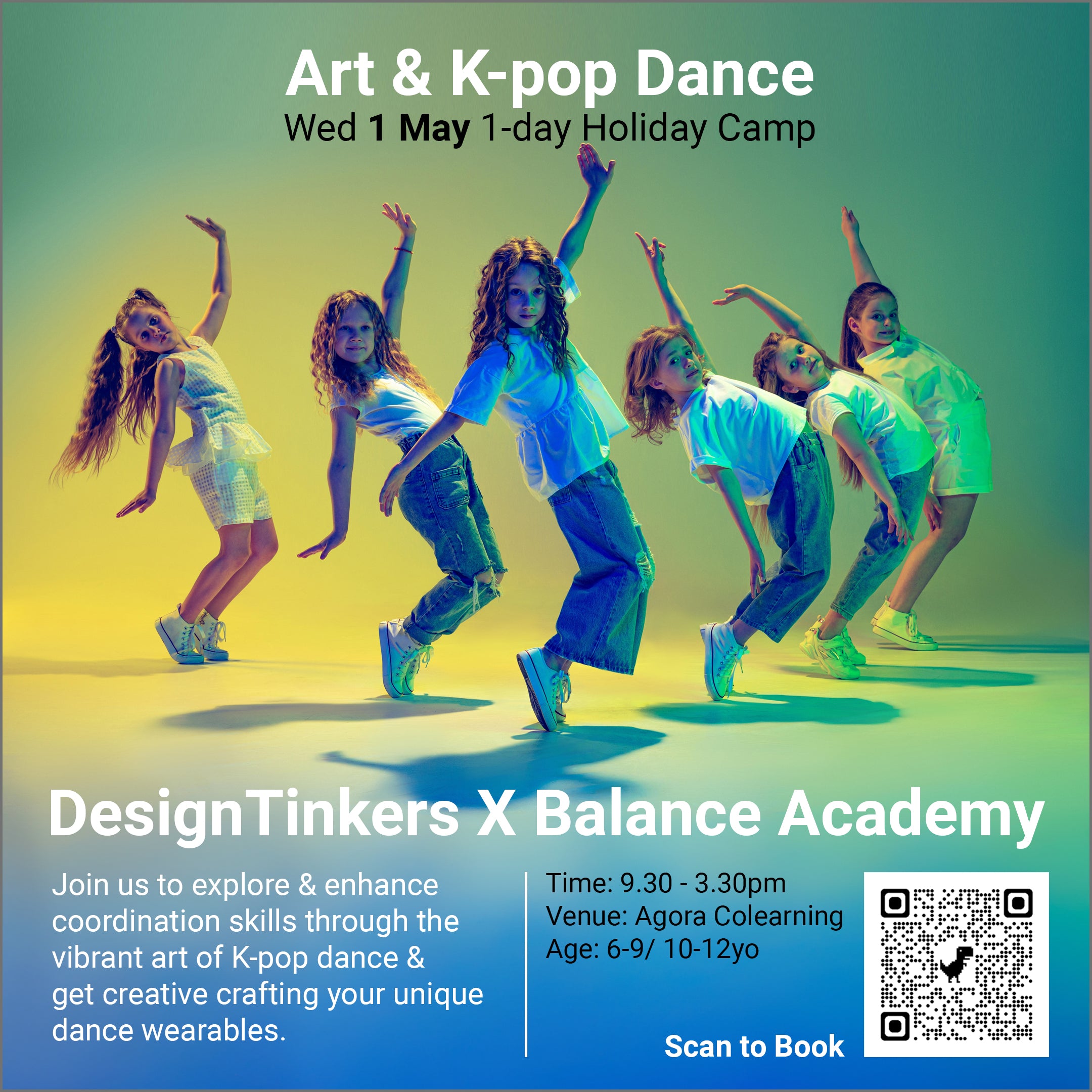 DesignTinkers: Art & K-pop Dance 1-Day Camp