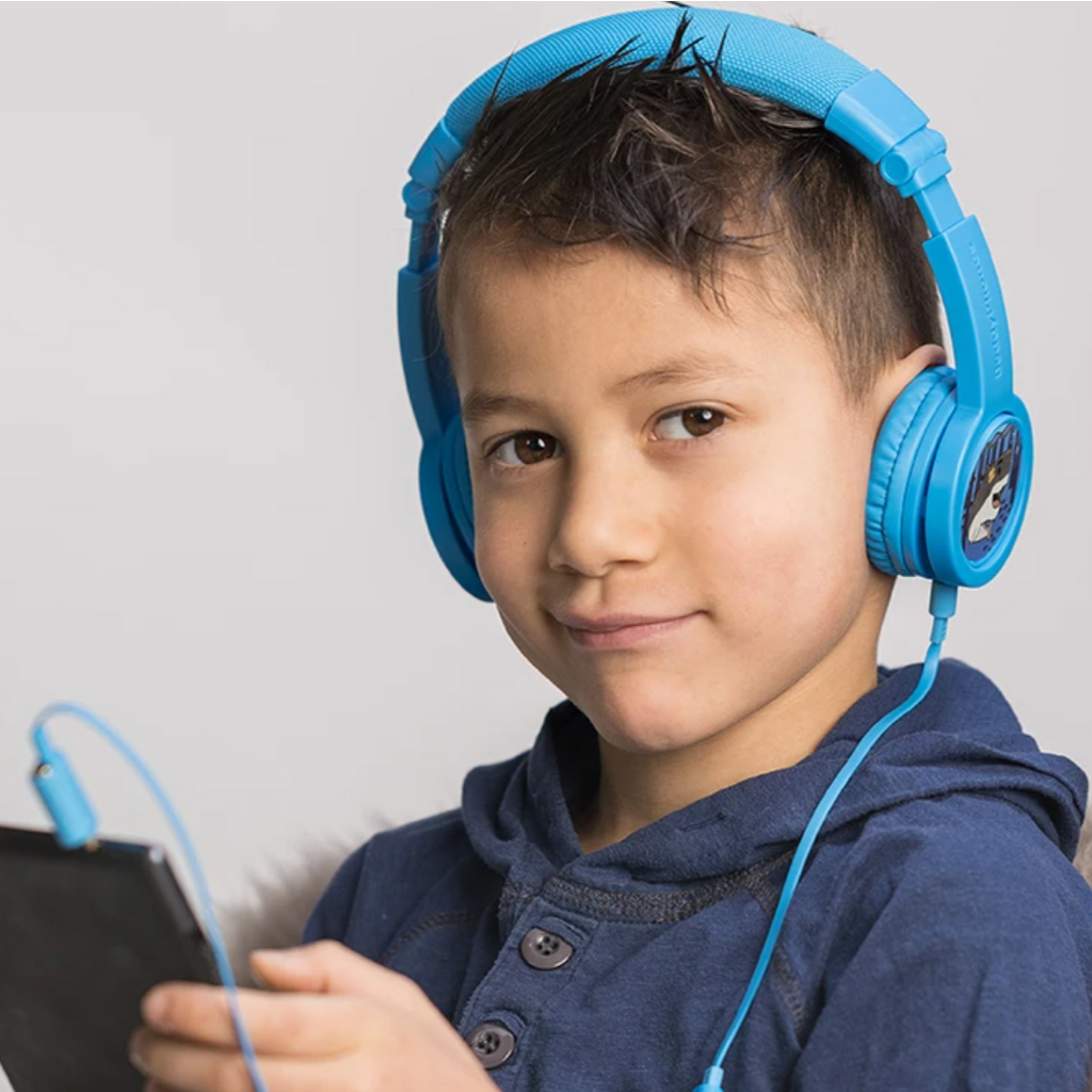 BuddyPhones Explore+: Wired Headphones With Inline Mic For Kids