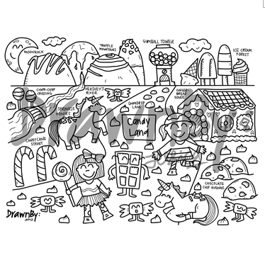 DrawnBy: - Reusable Silicone Colouring Mat From Just $20.90 Each!