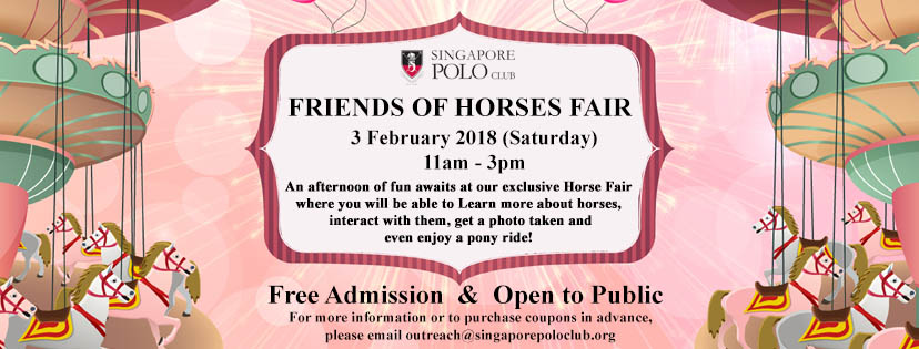 Things to do this Weekend: Get Friendly with the Horses @ The Singapore Polo Club with Your LOs!