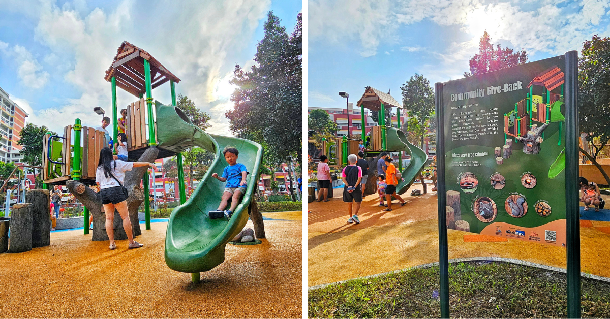Forest-themed Playground with Animal Hunt at Crest Sports Park, Next to Punggol CC